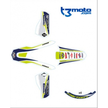 kit adhesivos Guardabarros llantas horquilla sherco factory enduro 2020