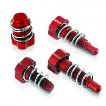 Tornillo tensor y topes bombas freno y embrague ajp/braktec s3 parts. Rojo