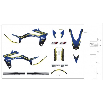 Kit adhesivos sherco enduro 2016