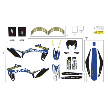 Kit adhesivos sherco enduro factory 2013