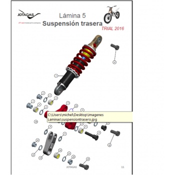 Bieleta suspension izquierda jotagas