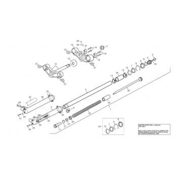 Casquillo plastico tope muelle horquilla sherco trial 00-10